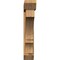Ekena Millwork Balboa Slat Rough Sawn Bracket w/ Offset Brace, Western Red Cedar, 8"W x 44"D x 44"H BKT0806X44X44BOA06RWR - alternate 2